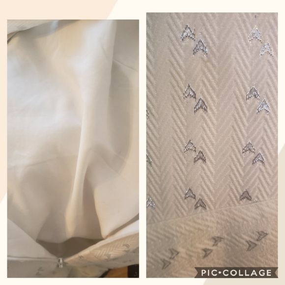 Club Monaco Metallic Silk Blend Seanell Dress - Picture 5 of 7